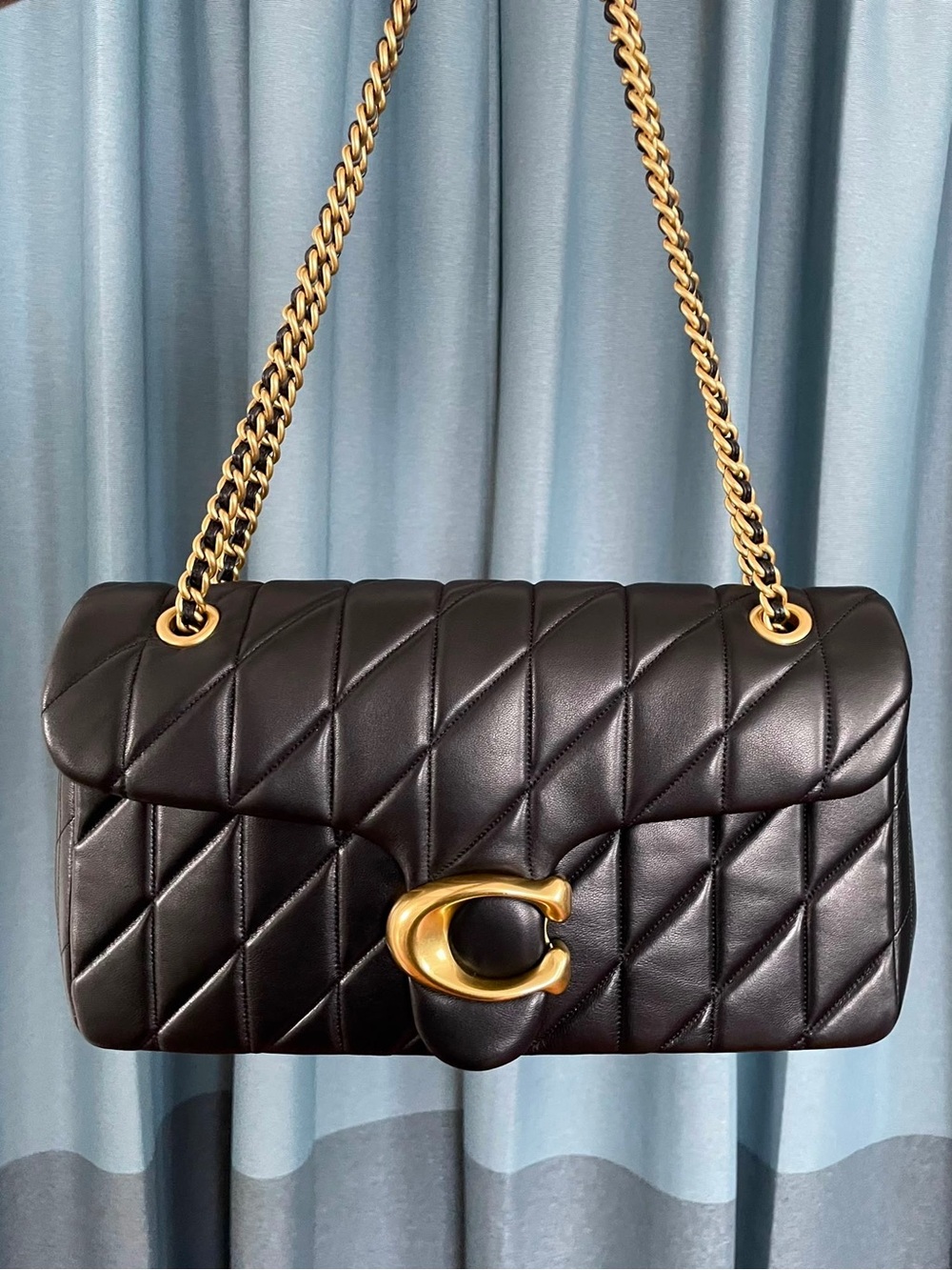 Coach Tabby 33 EUC - Black Nappa Leather - Brass Hardware